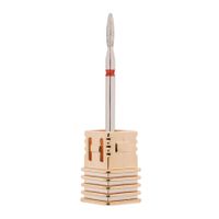 ABA GROUP Frez diamentowy - płomień czerwony (łezka) - 2,35mm