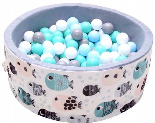 Suchy basen z piłkami kulkami 200szt dla dzieci piłeczkami 80x30 kojec na Arena.pl