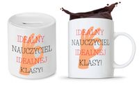Zestaw Na Dzień Nauczyciela Kubek + Skarbonka Z Nadrukiem Ze Zdjęciem