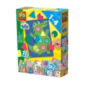 Moje pierwsze mozaiki z naklejek