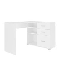 Biurko narożne ABS N4 białe
