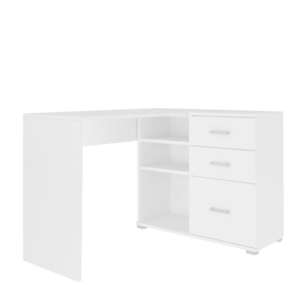 Biurko narożne ABS N4 białe zdjęcie 1