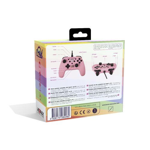 Gamepad Kontroler Konix Unik Be Love Controller do Nintendo Switch / PC na Arena.pl