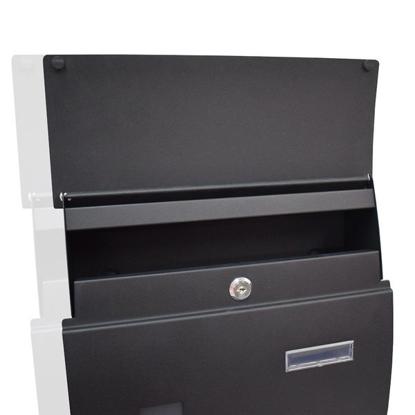 SKRZYNKA POCZTOWA NA LISTY MODERN DESIGN GRAFITOWA 14411 zdjęcie 7