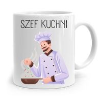 Kubek Prezent Dla Kucharza Kucharki Szef Kuchni Z Nadrukiem Ze Zdjęciem