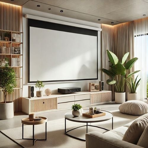 EKRAN PROJEKCYJNY ŚCIENNY RZUTNIKA ELEKTRYCZNY AUTOMATYCZNY PILOT 100 na Arena.pl