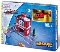 maisto build n play straż pożarna z helikopterem