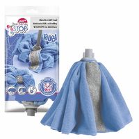 Końcówka Mop Rubi Silver z mikrofibry Bacteria Stop z paskiem szorującym