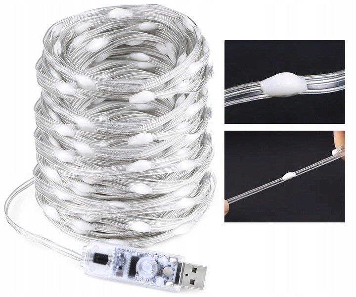 LAMPKI CHOINKOWE INTELIGENTNE 200 LED USB APP BLUETOOTH SMART PILOT zdjęcie 7