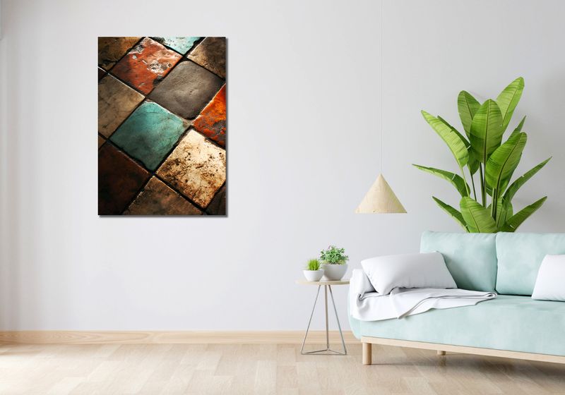Obraz 70x100cm Ceramiczna Kompozycja zdjęcie 2
