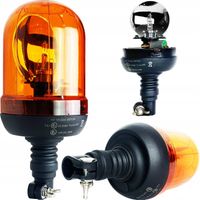 LAMPA BŁYSKOWA OSTRZEGAWCZA KOGUT NA TRZPIEŃ FLEX