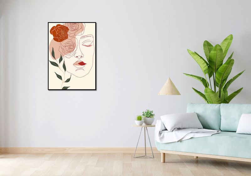 Plakat 64x90cm Beż i Twarz zdjęcie 4