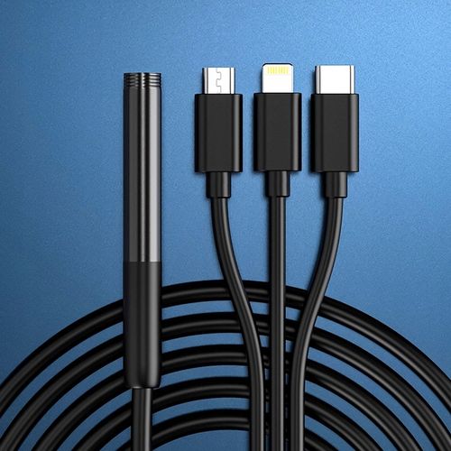 Endoskop Kamera Inspekcyjna do Telefonu Android Aplikacja LED USB Typ-C 3M na Arena.pl