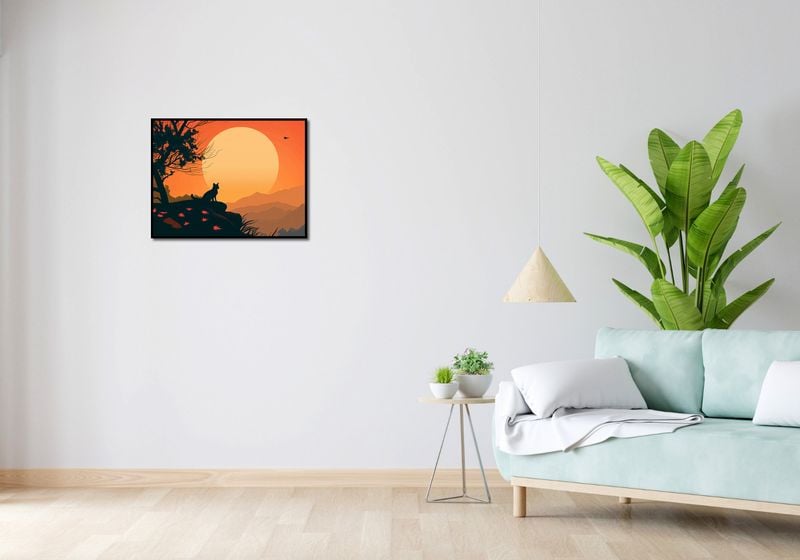 Plakat 65x50cm Kocie Wzgórze zdjęcie 4