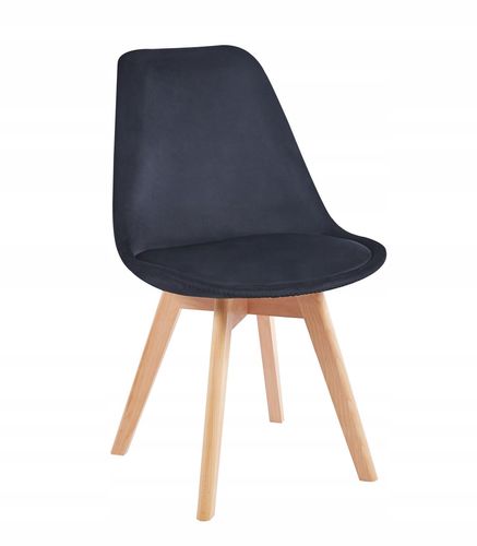 krzesło pc-010-v velvet czarne na Arena.pl