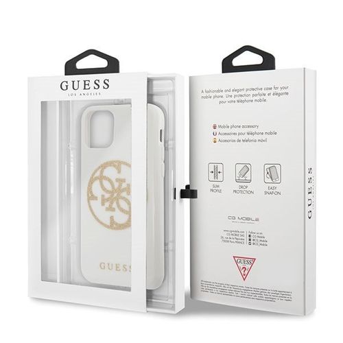 Guess GUHCN65TPUWHGLG iPhone 11 Pro Max biały/white hard case na Arena.pl