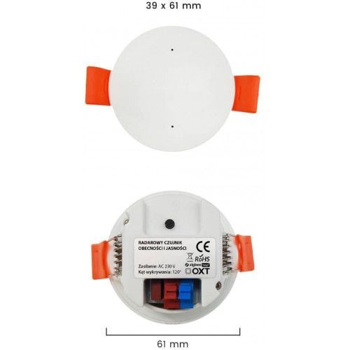 Czujnik obecności jasności OXT 230V WiFi Tuya na Arena.pl