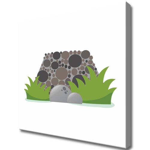 Obraz Płótno 40X40 Kopiec Kreta na Arena.pl