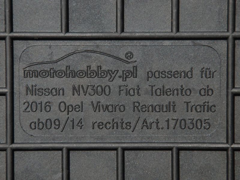 DYWANIKI GUMOWE DEDYKOWANE do Fiat Talento od 2016 zdjęcie 2