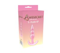 korek analny lovesecret t plug 07 różowy 9 cm