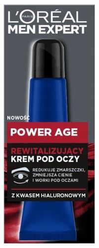Loreal Men Expert Power Age Krem pod oczy z kwasem hialuronowym 15ml na Arena.pl