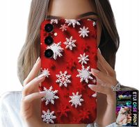 ETUI DO SAMSUNG GALAXY M55 5G - PŁATKI ŚNIEGU, ŚNIEG, GWIAZDKI, ŚWIĘTA
