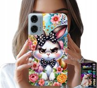 ETUI DO MOTOROLA G34 5G - KRÓLIK WIELKANOCNY, ZAJĄC, JAJKA + FOLIA