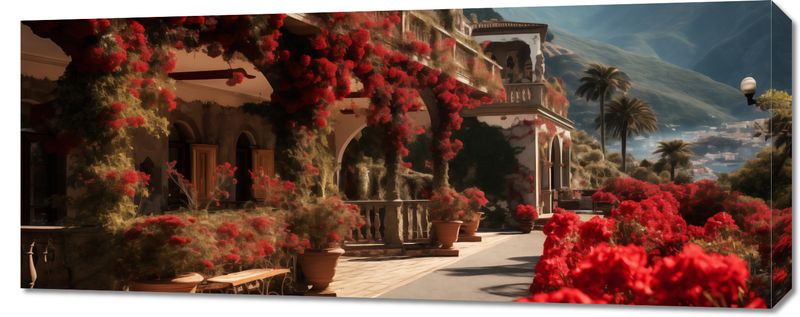 Obraz 100x40cm Czerwona Idylla zdjęcie 1