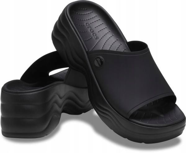Damskie Klapki Platforma Crocs Skyline Slide 38-39 zdjęcie 2