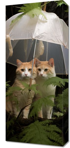 Obraz 30x70cm Podwójna Ochrona zdjęcie 1