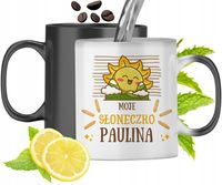 Dla Pauliny Kubek Magiczny Córki Dziecka Prezent Z Nadrukiem Ze Zdjęciem