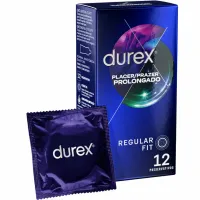 durex extended pleasure 12 szt. - prezerwatywy opoźniające, 56 mm