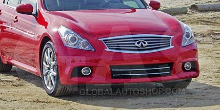 Infiniti G37S - Chromowane Listwy Grill Chrom Atrapy Zderzaka Tuning zdjęcie 1