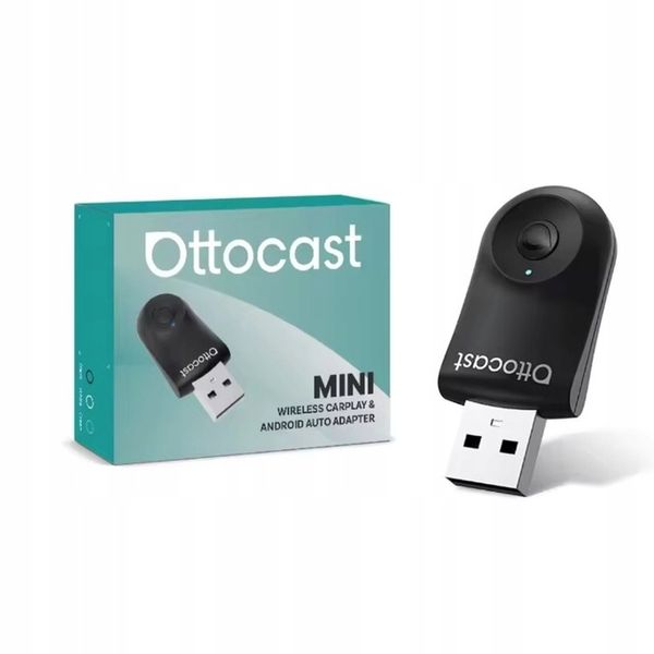 Ottocast Mini 2w1 Bezprzewodowy CarPlay / Android Auto Adapter CA505-T zdjęcie 6