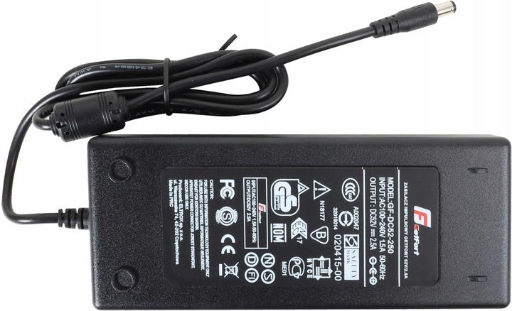 ZASILACZ IMPULSOWY GETFORT 52V/2.5A zdjęcie 3