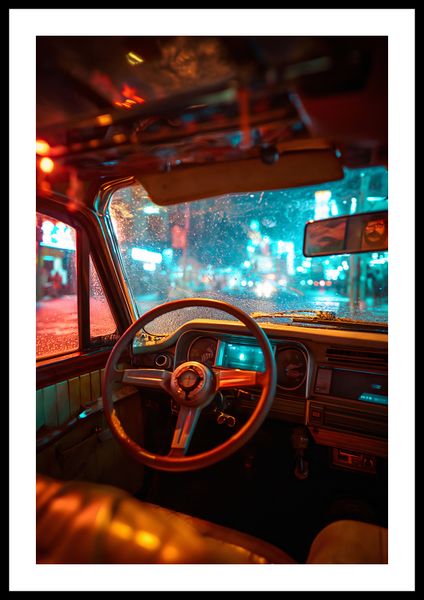 Plakat 40x60cm Nocny Kierowca zdjęcie 3