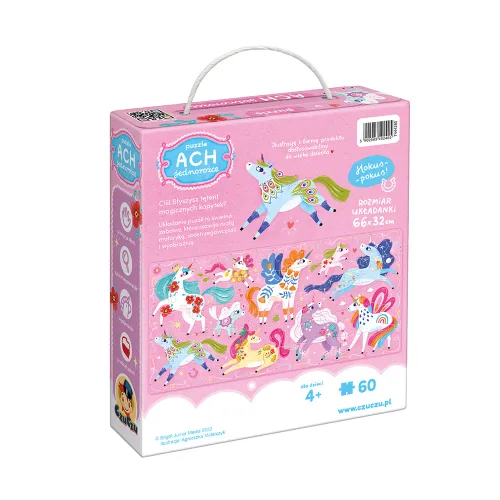 Puzzle 60 elementów. CzuCzu. Ach Jednorożce na Arena.pl