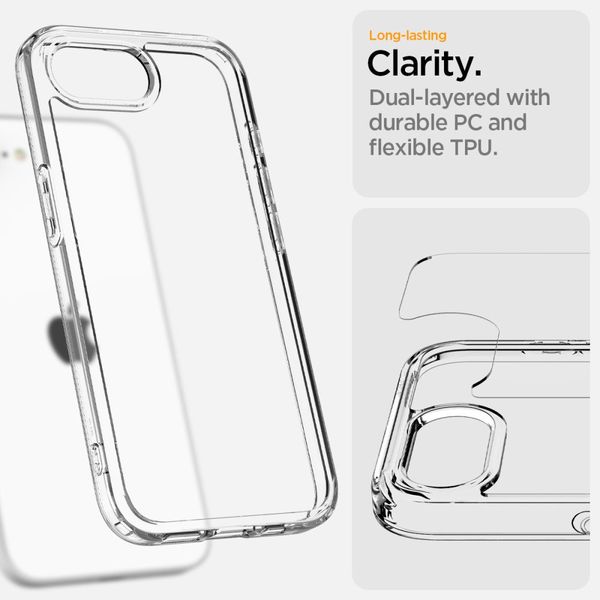 spigen ultra hybrid iphone 16e crystal clear zdjęcie 12