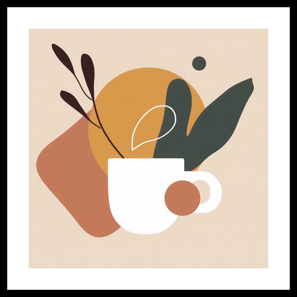 Plakat 50x50cm Ranna Kawka zdjęcie 3