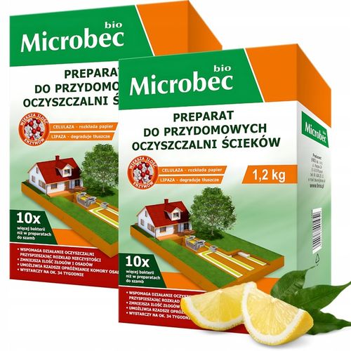 MICROBEC BIO AKTYWATOR MOCNY SKUTECZNY 10x Więcej Bakterii Do Szamba na Arena.pl