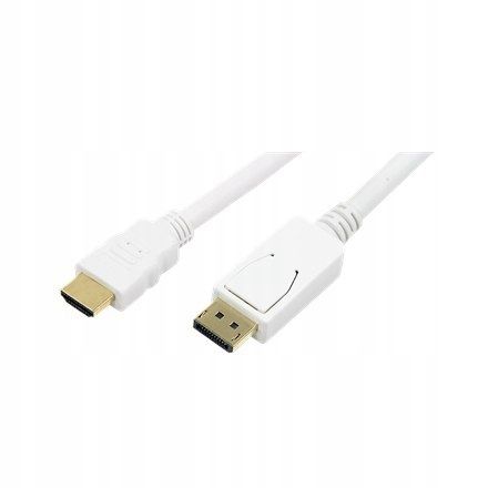 Kabel DisplayPort LogiLink CV0055 DP HDMI 2m na Arena.pl