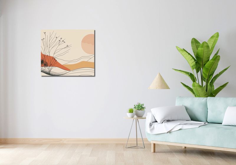 Obraz 70x60cm Pustynna Wydma zdjęcie 2