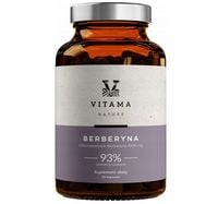 Berberyn HCL Vitama Nature Berberyna 500mg 90 kaps. odchudzanie jelita