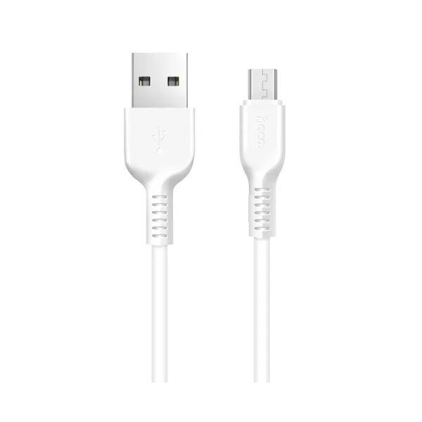 hoco kabel x20 micro usb 3.1a 3m biały zdjęcie 3