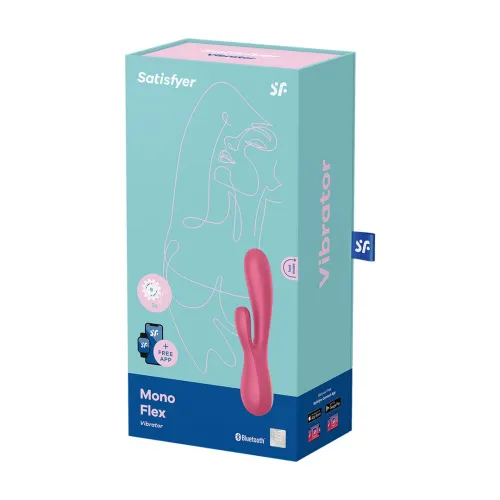 satisfyer mono flex 2 - silikonowy model podwojny z obsługą aplikacji na Arena.pl