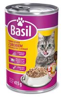KARMA BASIL DLA KOTA Z DROBIEM 415G PUSZKA
