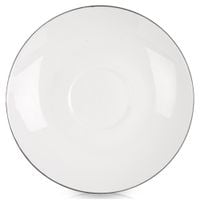 Spodek Pod Filiżankę Mały Talerzyk Porcelanowy Biały na Przekąski 15 cm