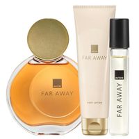 Avon Far Away Zestaw Perfumy + Balsam + Perfumetka