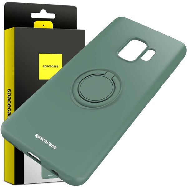 Spacecase Silicone Ring Galaxy S9 Dark Green zdjęcie 8