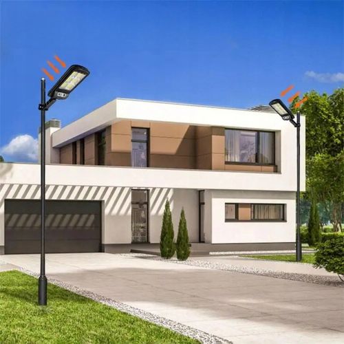 LAMPA SOLARNA LED Z CZUJNIKIEM RUCHU ZMIERZCHU COB na Arena.pl